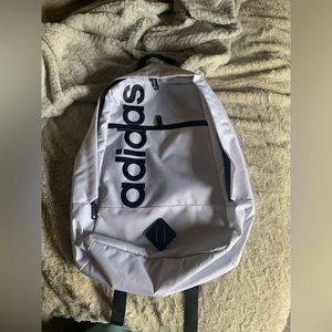 Adidas’s white backpack